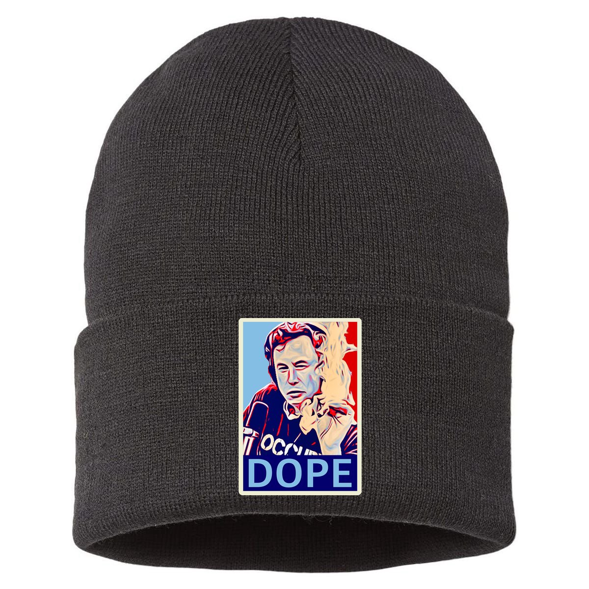 Elon Musk Retro Dope Sustainable Knit Beanie