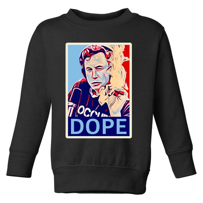 Elon Musk Retro Dope Toddler Sweatshirt