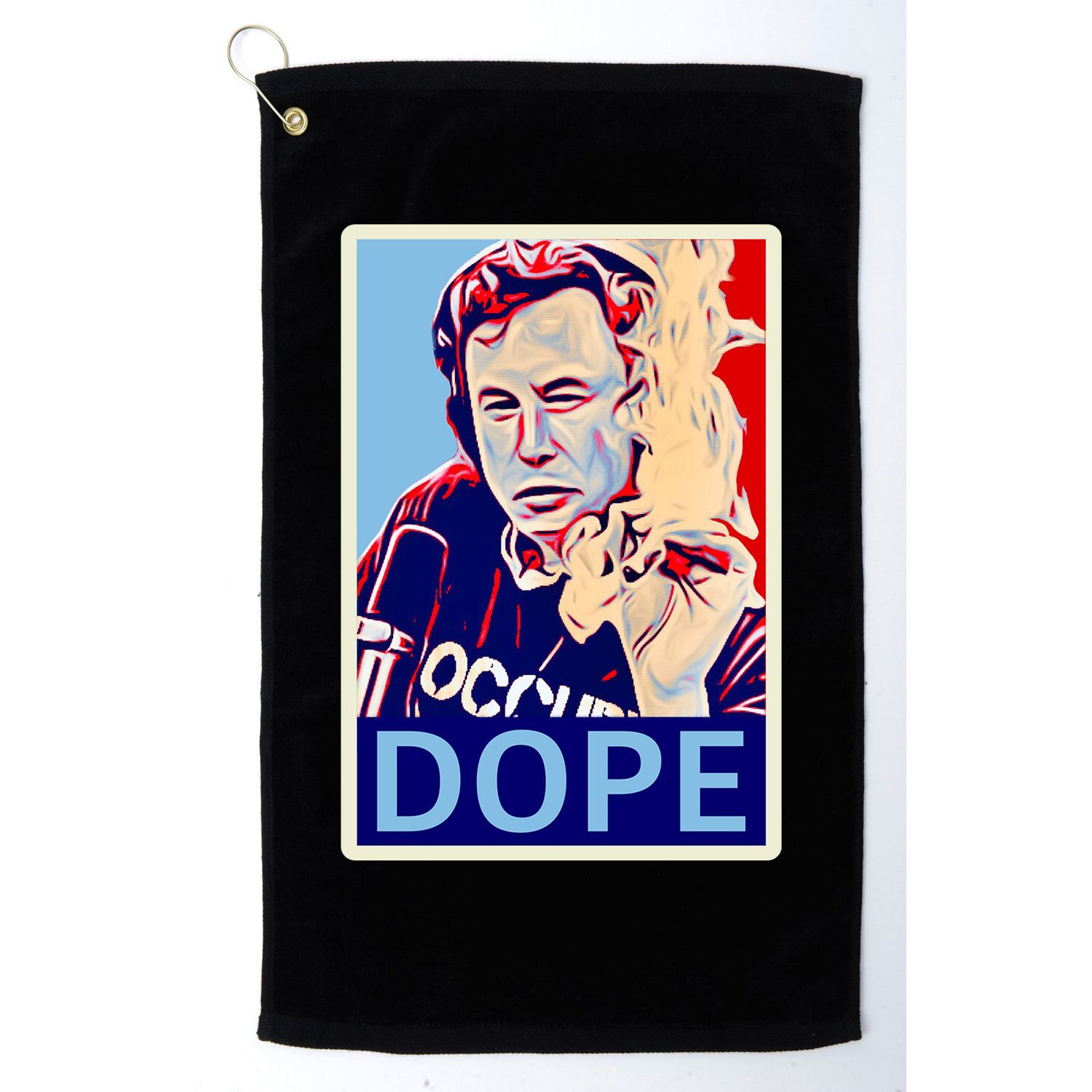 Elon Musk Retro Dope Golf Towel