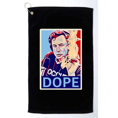 Elon Musk Retro Dope Platinum Collection Golf Towel