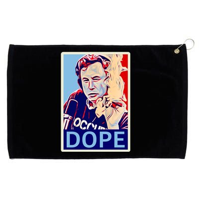 Elon Musk Retro Dope Grommeted Golf Towel