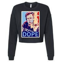 Elon Musk Retro Dope Cropped Pullover Crew