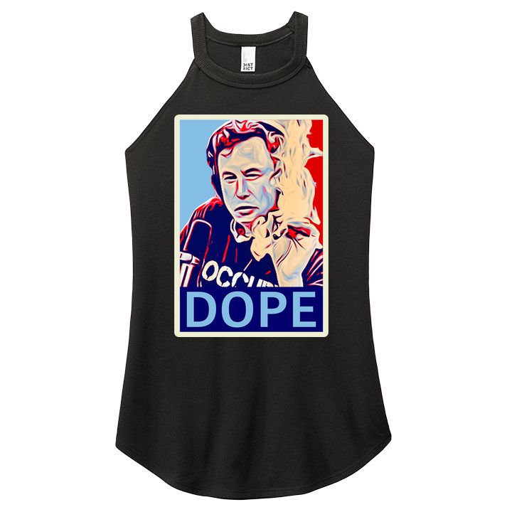 Elon Musk Retro Dope Women's Perfect Tri Rocker Tank