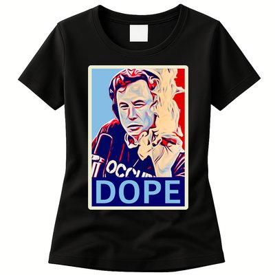 Elon Musk Retro Dope Womens T-Shirt