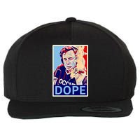 Elon Musk Retro Dope Wool Snapback Cap