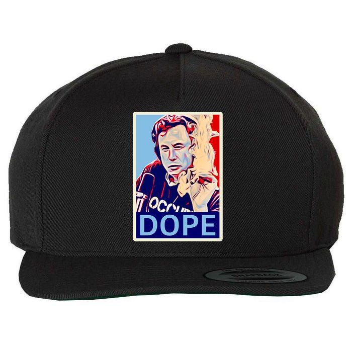 Elon Musk Retro Dope Wool Snapback Cap