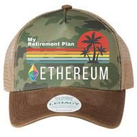 Ethereum, My Retirement Plan, Blockchain, ETH Crypto, HODL ETH Legacy Tie Dye Trucker Hat