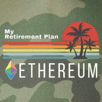 Ethereum, My Retirement Plan, Blockchain, ETH Crypto, HODL ETH Legacy Tie Dye Trucker Hat
