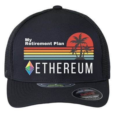 Ethereum, My Retirement Plan, Blockchain, ETH Crypto, HODL ETH Flexfit Unipanel Trucker Cap