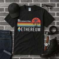 Ethereum, My Retirement Plan, Blockchain, ETH Crypto, HODL ETH Tall T-Shirt