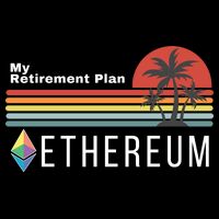 Ethereum, My Retirement Plan, Blockchain, ETH Crypto, HODL ETH 7-Panel Snapback Hat