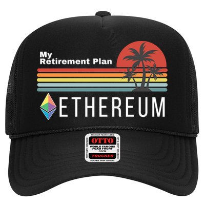 Ethereum, My Retirement Plan, Blockchain, ETH Crypto, HODL ETH Trucker Hat