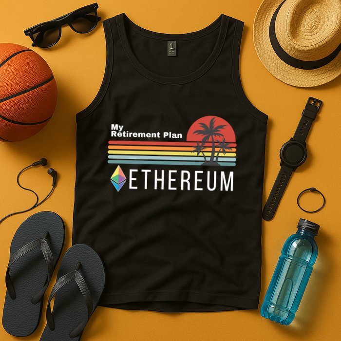 Ethereum, My Retirement Plan, Blockchain, ETH Crypto, HODL ETH Tank Top