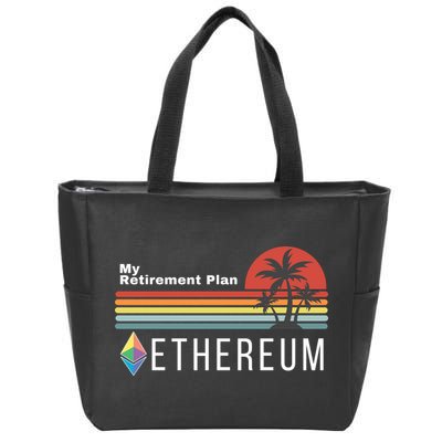 Ethereum, My Retirement Plan, Blockchain, ETH Crypto, HODL ETH Zip Tote Bag