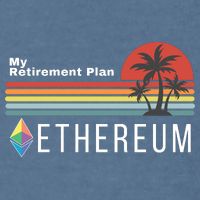 Ethereum, My Retirement Plan, Blockchain, ETH Crypto, HODL ETH Garment-Dyed Sweatshirt