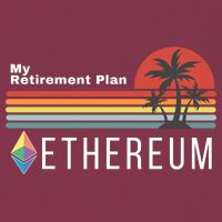 Ethereum, My Retirement Plan, Blockchain, ETH Crypto, HODL ETH 16oz Travel Tumbler