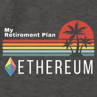 Ethereum, My Retirement Plan, Blockchain, ETH Crypto, HODL ETH Vector Backpack