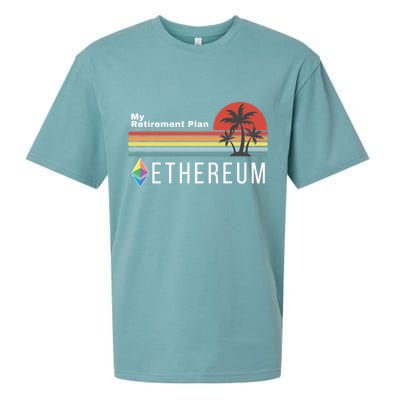 Ethereum, My Retirement Plan, Blockchain, ETH Crypto, HODL ETH Sueded Cloud Jersey T-Shirt