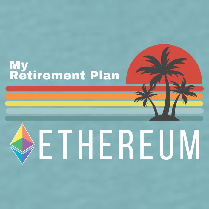 Ethereum, My Retirement Plan, Blockchain, ETH Crypto, HODL ETH Sueded Cloud Jersey T-Shirt