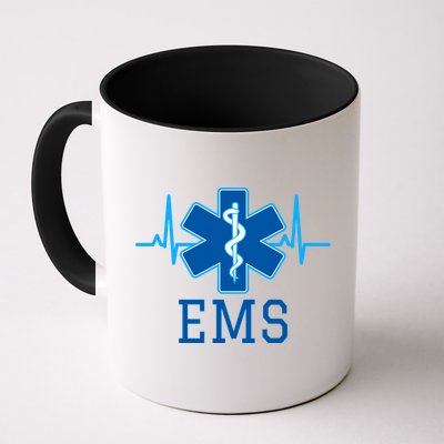 EMS Emergency Medical Services Pulse Logo Mug