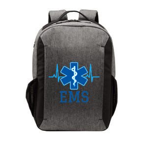 EMS Emergency Medical Services Pulse Logo Vector Backpack