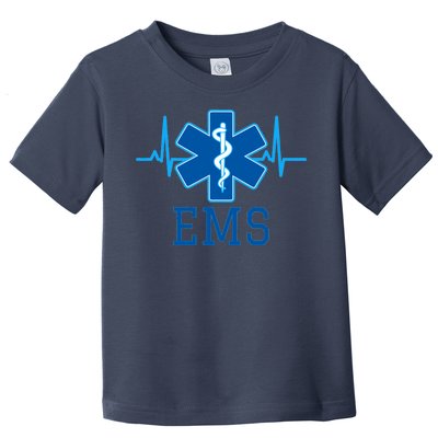 EMS Emergency Medical Services Pulse Logo Toddler T-Shirt