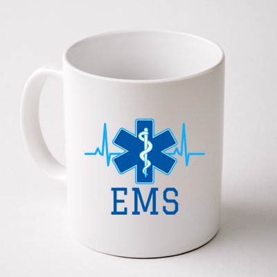 EMS Emergency Medical Services Pulse Logo Coffee Mug