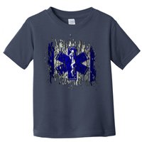 EMS Emergency Medical Services Ripped Torn Flag Toddler T-Shirt