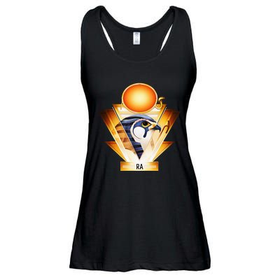 Egyptian Mythology Sun God Ra Ladies Essential Flowy Tank