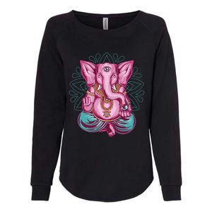 Elephant Meditation Spiritual Buddhism Yoga Zen Namaste Funny Gift Womens California Wash Sweatshirt