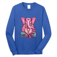 Elephant Meditation Spiritual Buddhism Yoga Zen Namaste Funny Gift Long Sleeve Shirt