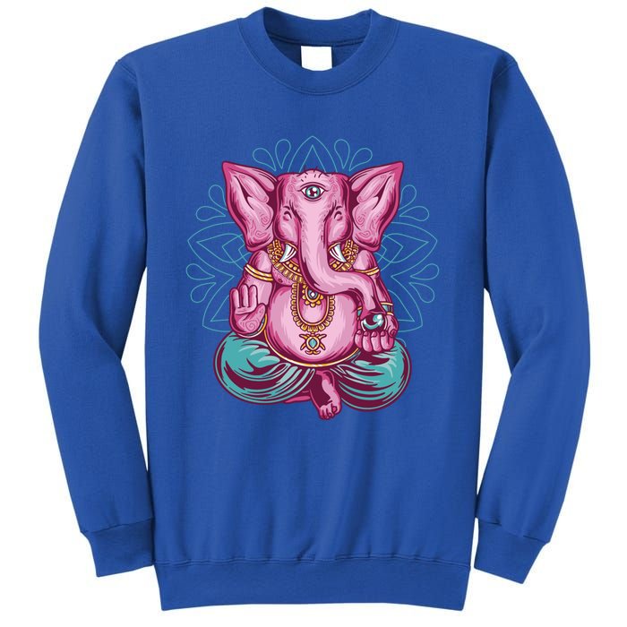 Elephant Meditation Spiritual Buddhism Yoga Zen Namaste Funny Gift Sweatshirt