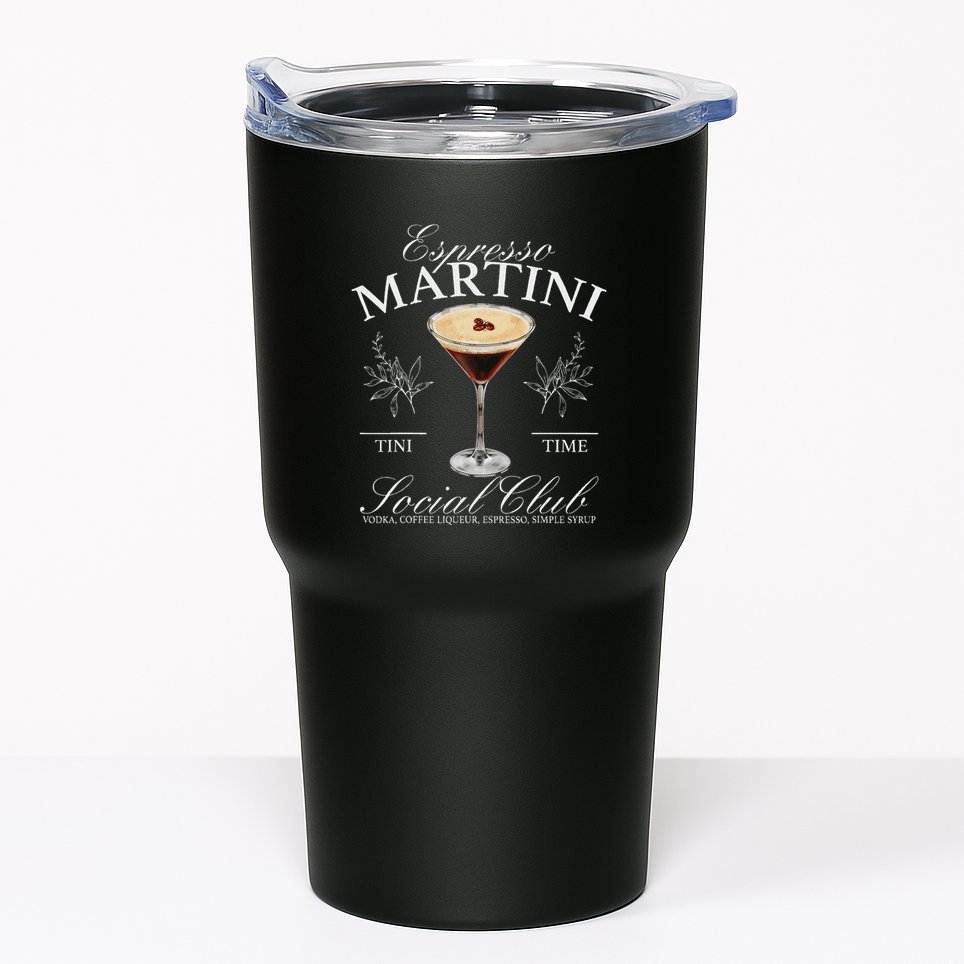 Espresso Martini Social Club Drinking Cocktail Bachelorette Tumbler