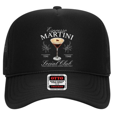 Espresso Martini Social Club Drinking Cocktail Bachelorette Trucker Hat