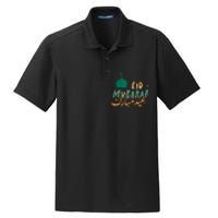 Eid Mubarak Simple Design Dry Zone Grid Polo