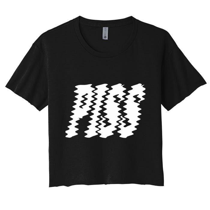 Eggdrop My Super Laser Piss Women's Crop Top Tee