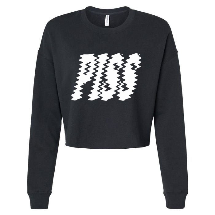 Eggdrop My Super Laser Piss Cropped Pullover Crew