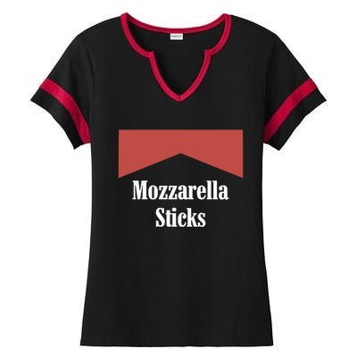 Emotionalclub Mozzarella Sticks Ladies Halftime Notch Neck Tee