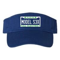 Electric Model Sex Car Funny Green Energy Earth Day Planet Gift Valucap Bio-Washed Visor