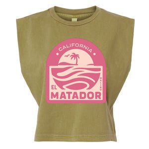 El Matador State Beach Malibu California Garment-Dyed Women's Muscle Tee