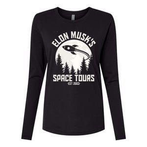 Elon Musk's Space Tours Est 2003 Womens Cotton Relaxed Long Sleeve T-Shirt