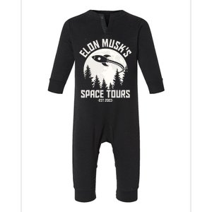 Elon Musk's Space Tours Est 2003 Infant Fleece One Piece