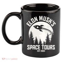 Elon Musk's Space Tours Est 2003 11oz C Handle Ceramic Mug