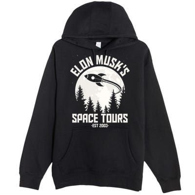 Elon Musk's Space Tours Est 2003 Premium Pullover Hoodie