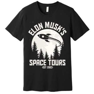 Elon Musk's Space Tours Est 2003 Premium T-Shirt