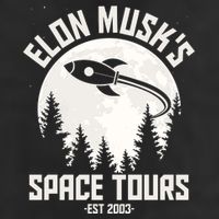 Elon Musk's Space Tours Est 2003 25L Jumbo Tote