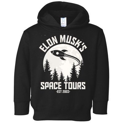 Elon Musk's Space Tours Est 2003 Toddler Hoodie