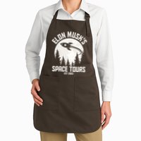 Elon Musk's Space Tours Est 2003 Apron