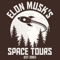 Elon Musk's Space Tours Est 2003 Apron