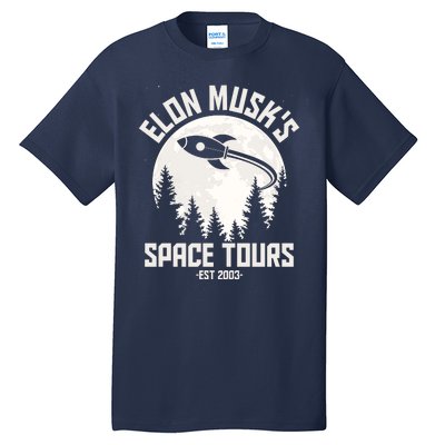 Elon Musk's Space Tours Est 2003 Tall T-Shirt